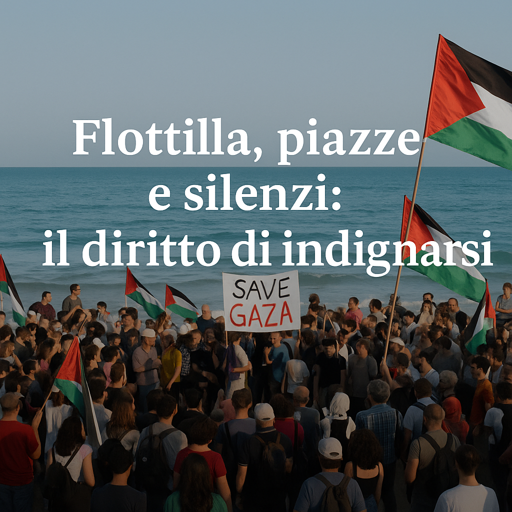 Flottilla, piazze e silenzi: il diritto di indignarsi